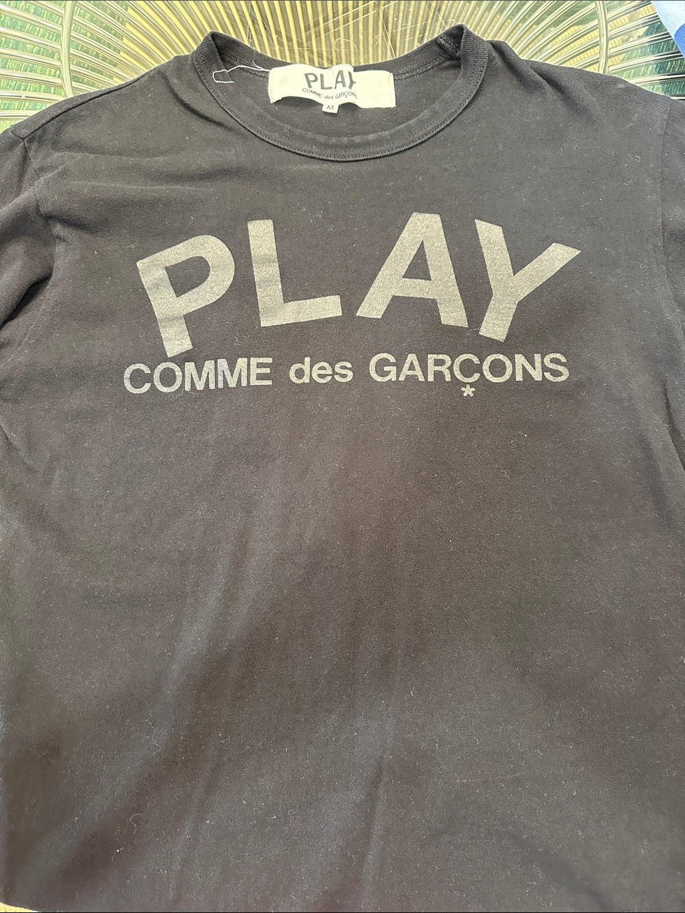 Comme des Garçons PLAY Black Logo Short Sleeve Tee